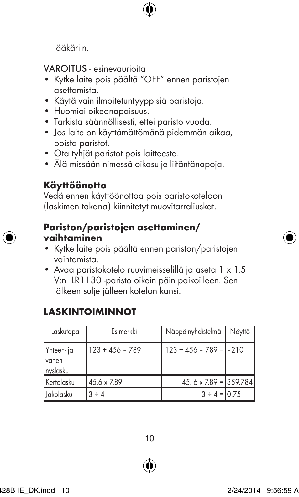 United Office Z32070B User Manual | Page 10 / 47