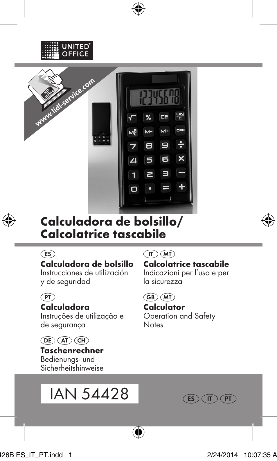 United Office Z32070B User Manual | 34 pages