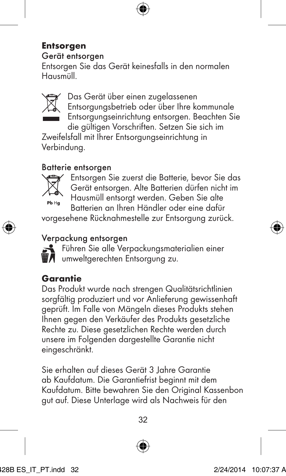 United Office Z32070B User Manual | Page 32 / 34