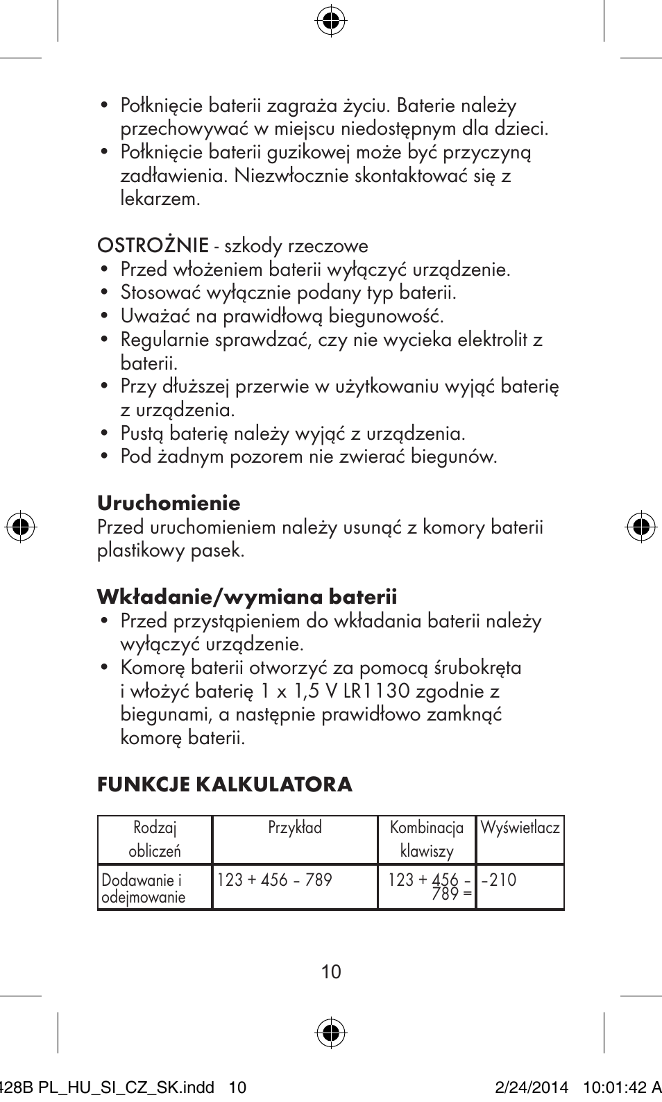 United Office Z32070B User Manual | Page 10 / 48