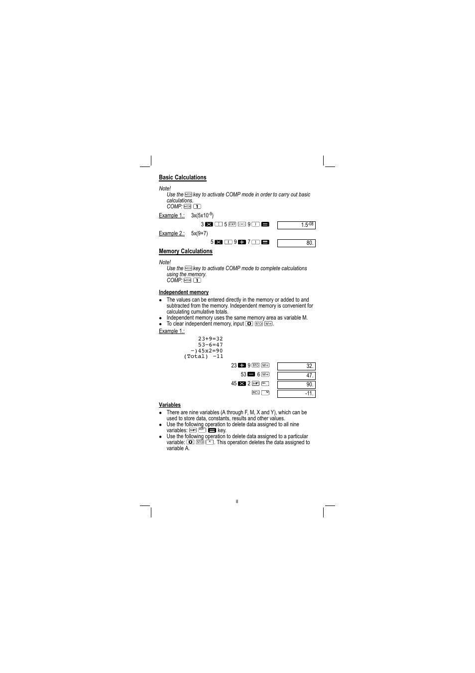 United Office LCD−8310 User Manual | Page 8 / 24