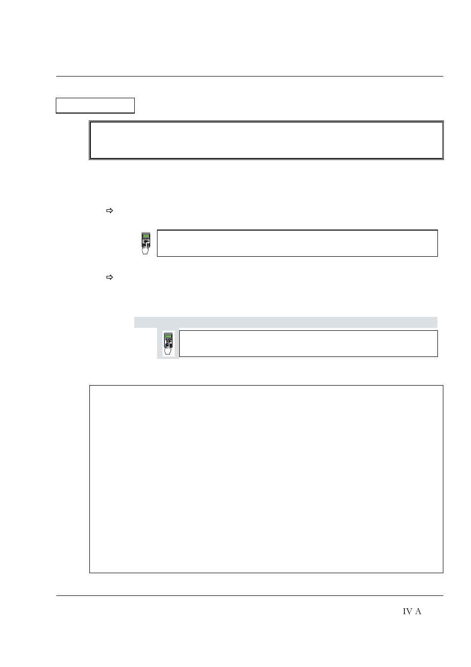 Chapter 2 - start-up instructions, Iv a | DCS 500 User Manual | Page 13 / 76