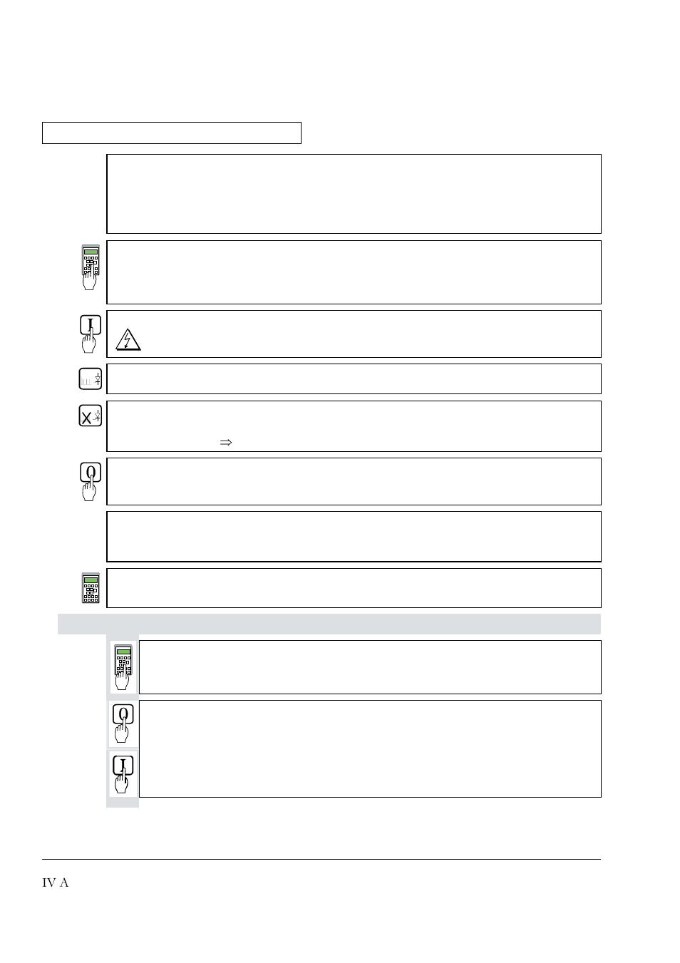 Iv a, 4 adjusting the current controller, Start drive | Signal ( 2201 ) ⇒ value too small, Switch off power, Read out values of: 407, Chapter 2 - start-up instructions, Field removal | DCS 500 User Manual | Page 22 / 76