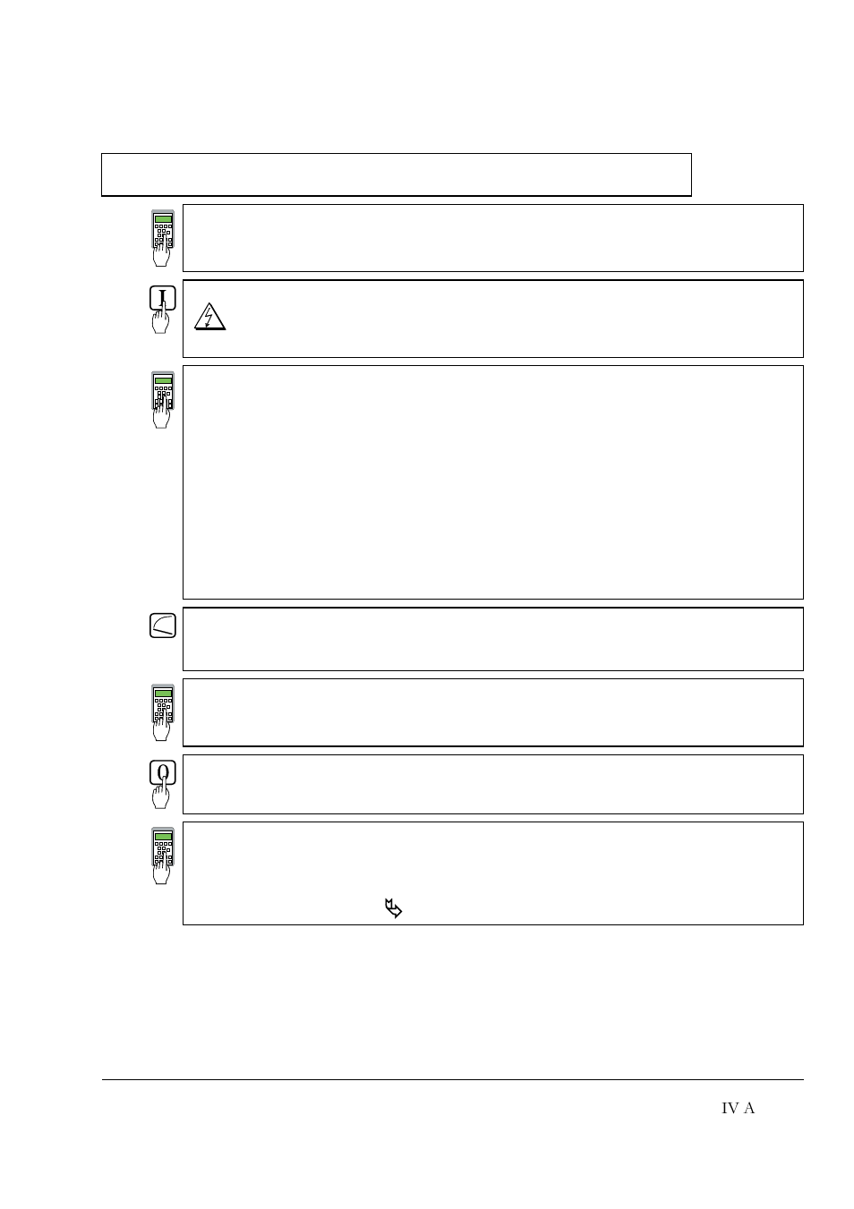 Iv a, Switch off power, thus stopping the drive, Continue with chapter 2.7 | Chapter 2 - start-up instructions | DCS 500 User Manual | Page 27 / 76