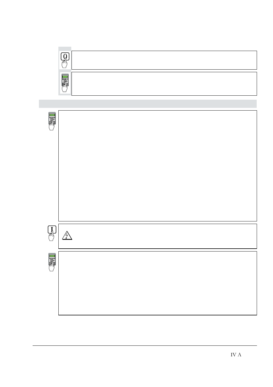 Iv a, Switch off power | DCS 500 User Manual | Page 29 / 76