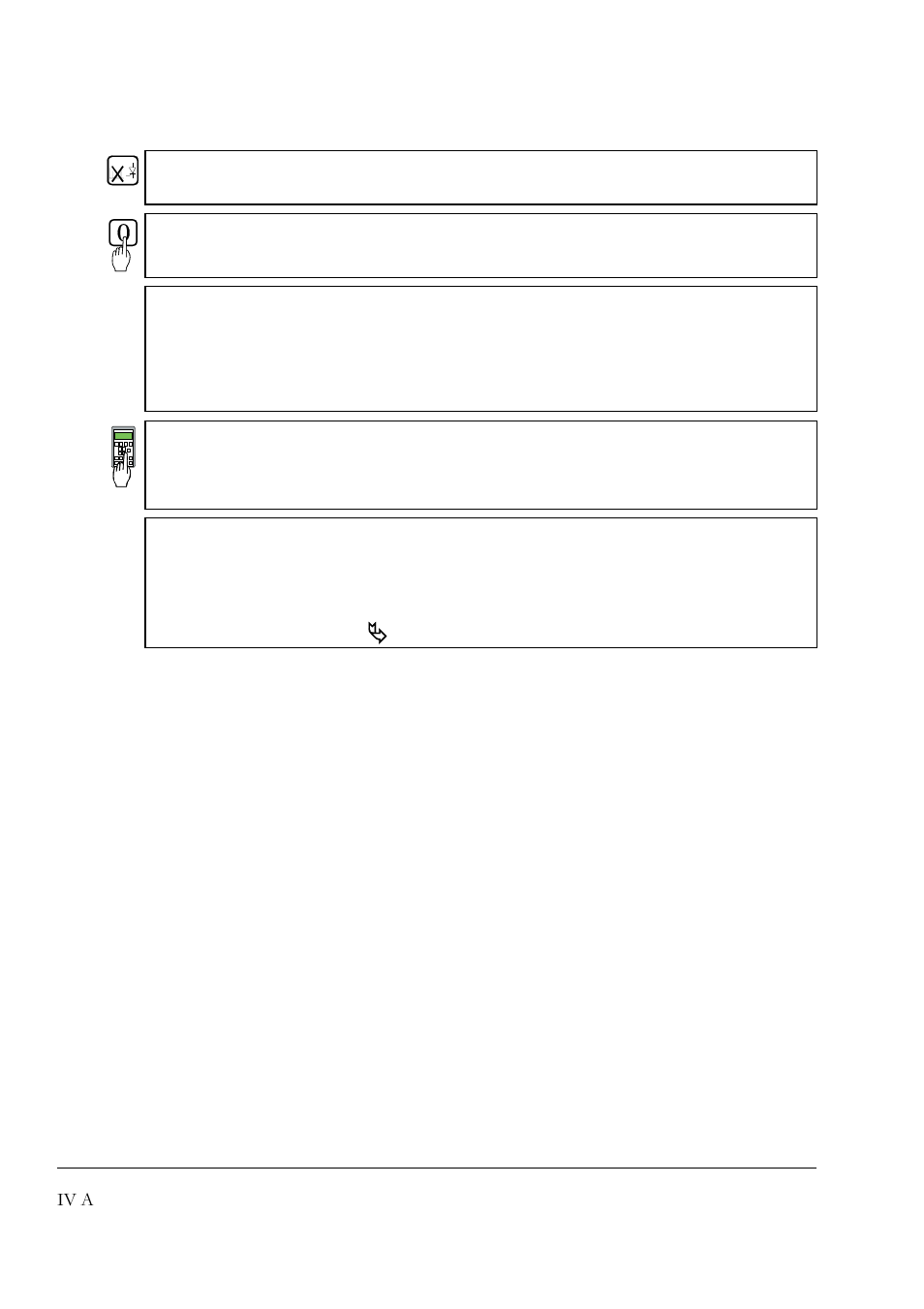 Iv a, Switch off power | DCS 500 User Manual | Page 36 / 76