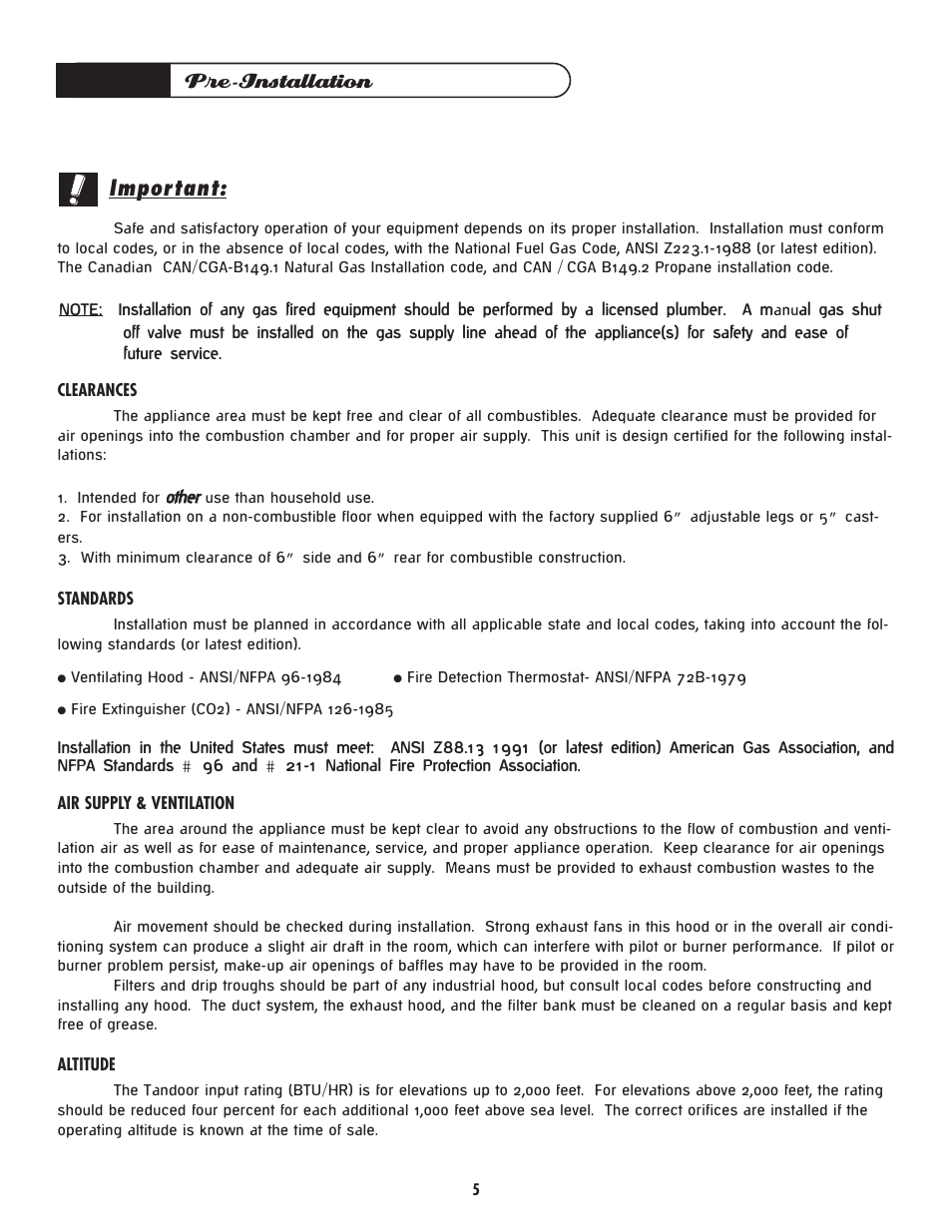 Pre-installation important | DCS -CGT User Manual | Page 6 / 14