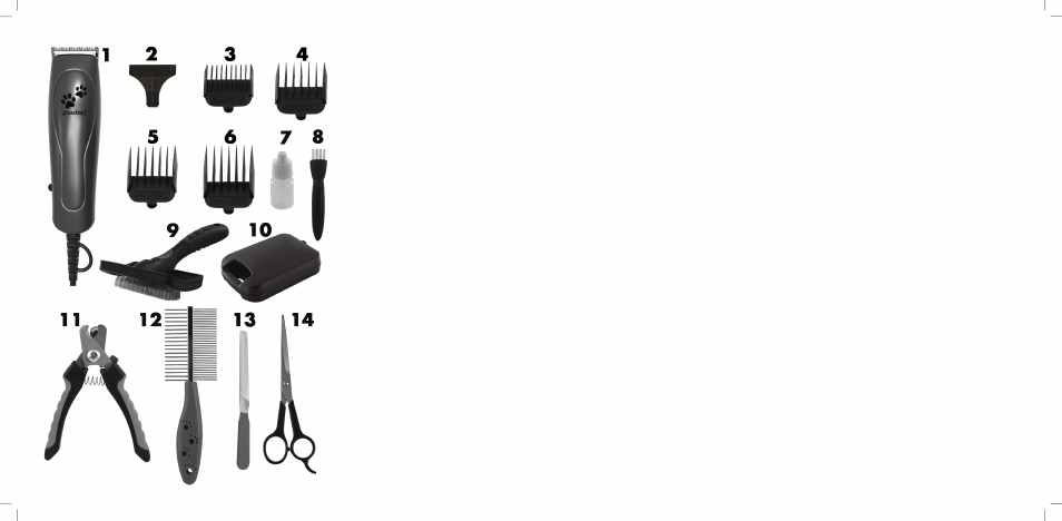 Zoofari Pet Grooming Set ZTPS 6 A1 User Manual | Page 2 / 40