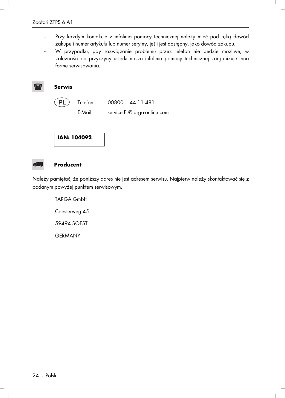 Zoofari Pet Grooming Set ZTPS 6 A1 User Manual | Page 26 / 84