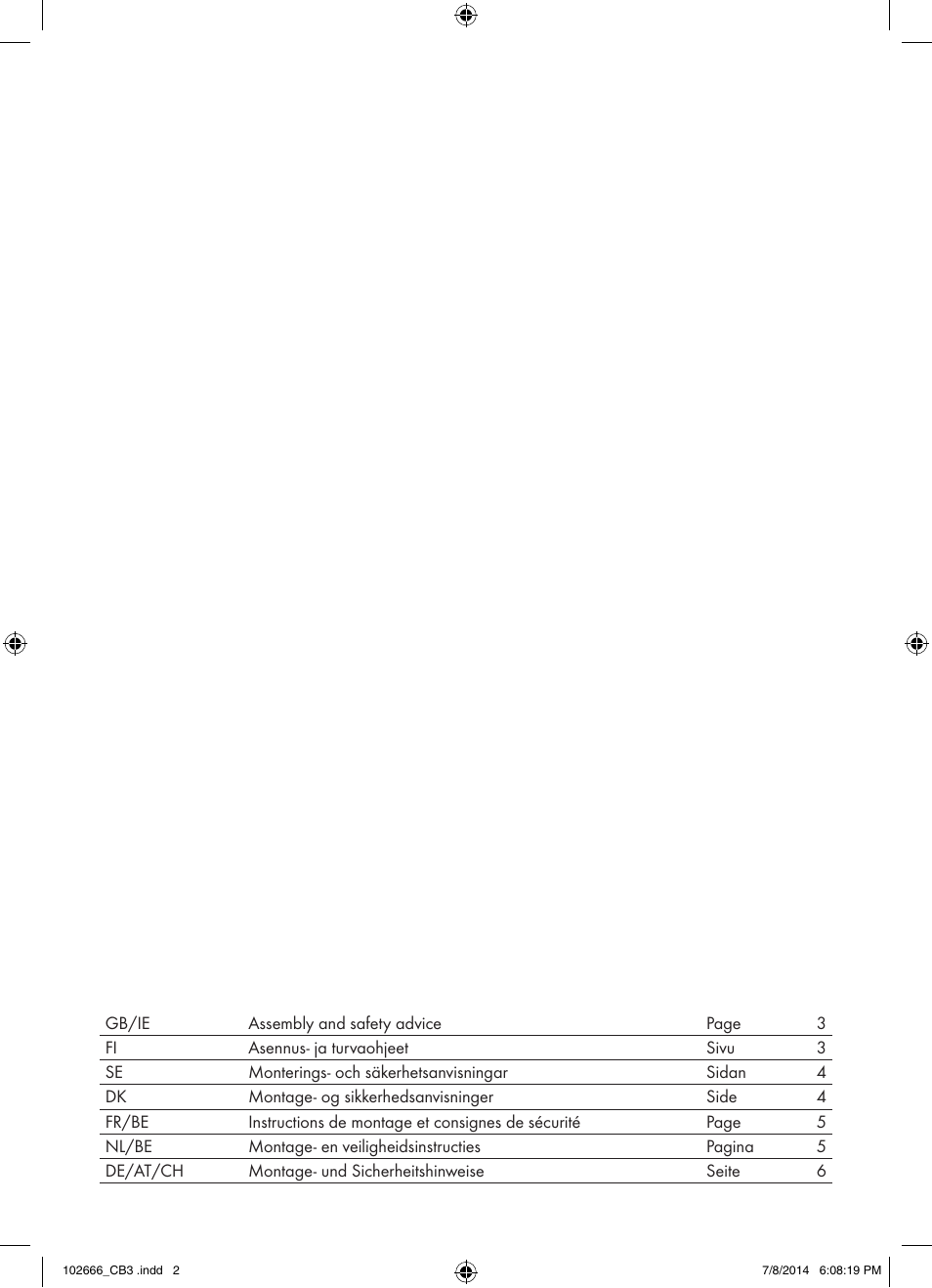 Zoofari Cat Scratching Post 102666-14-01 User Manual | Page 2 / 8