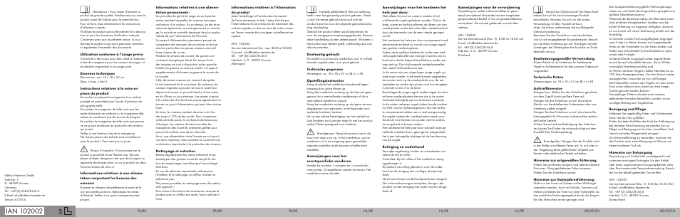Zoofari Bird Feeder User Manual | Page 2 / 2