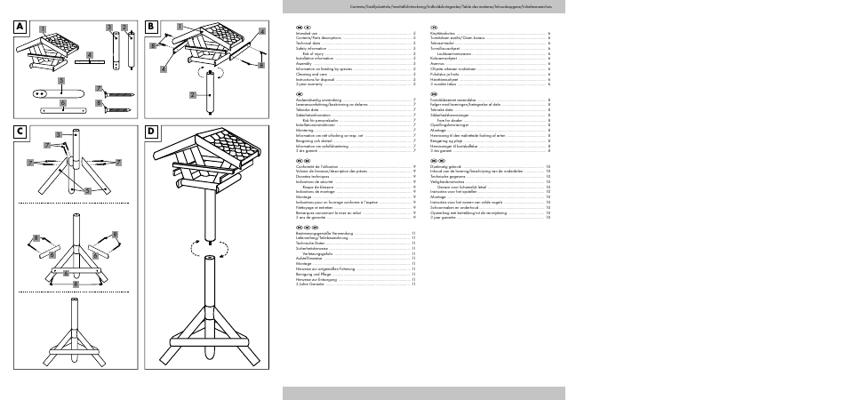 Zoofari Bird Feeder User Manual | Page 2 / 10