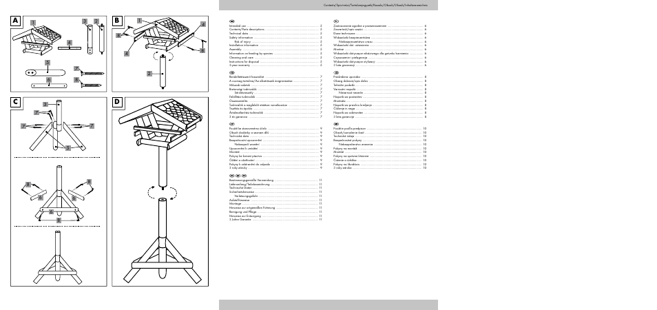 Zoofari Bird Feeder User Manual | Page 2 / 10