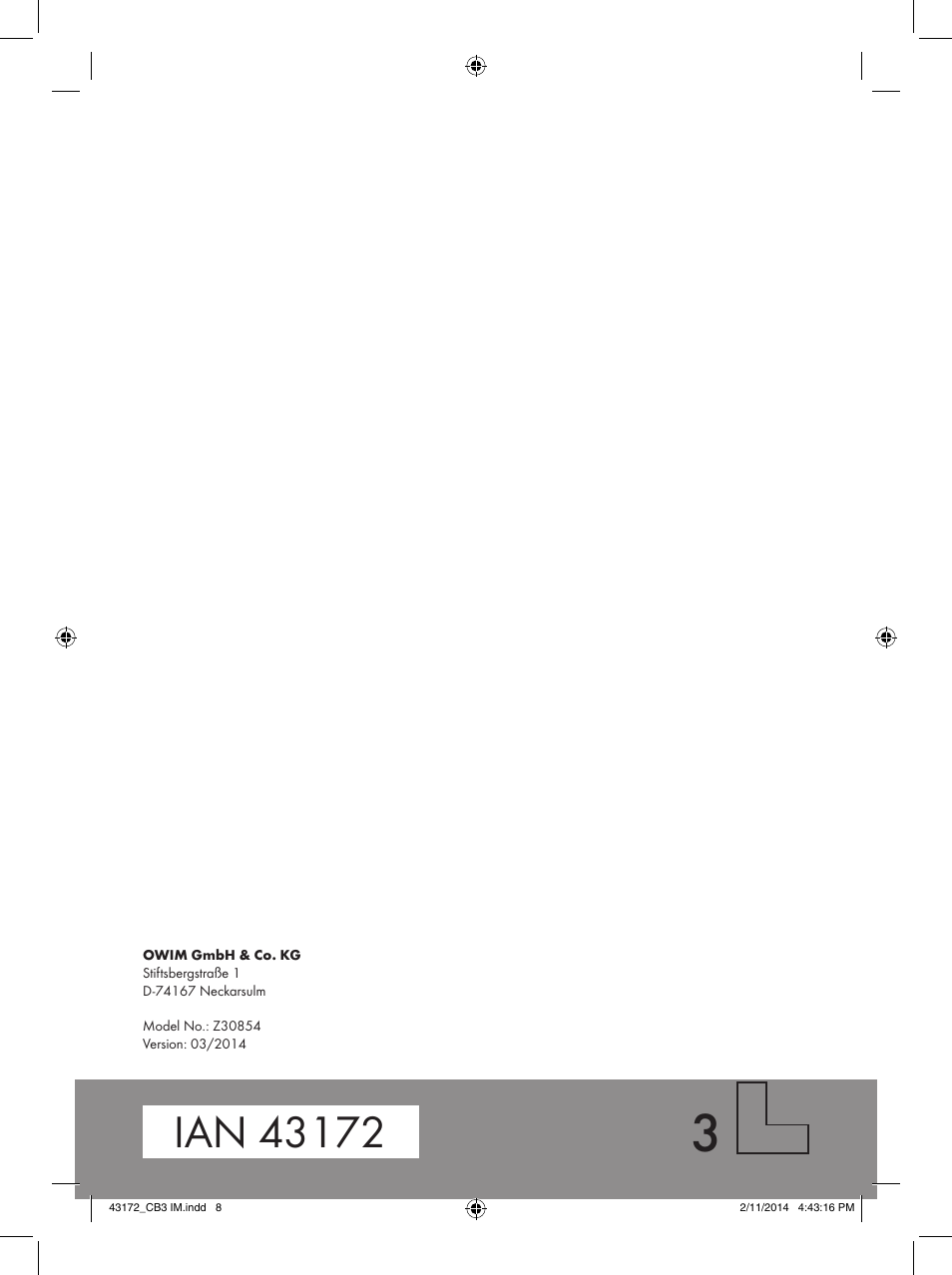 Zoofari Scratching Post Z30854 User Manual | Page 8 / 8