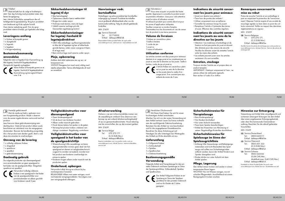 Zoofari Dog Playset User Manual | Page 2 / 2