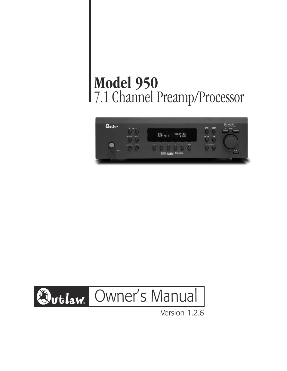 Dolby Laboratories 950 7.1 User Manual | 48 pages