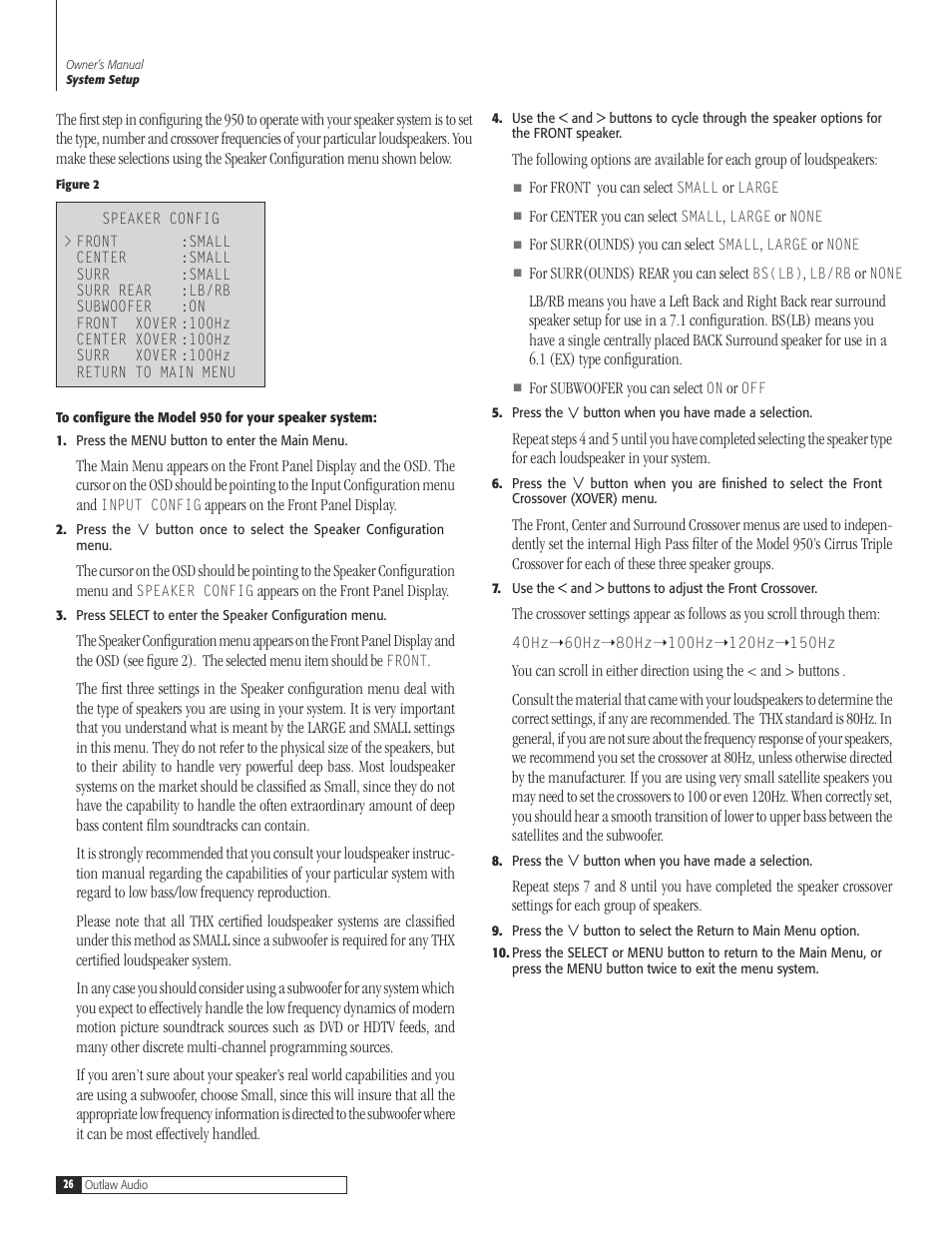 Dolby Laboratories 950 7.1 User Manual | Page 26 / 48