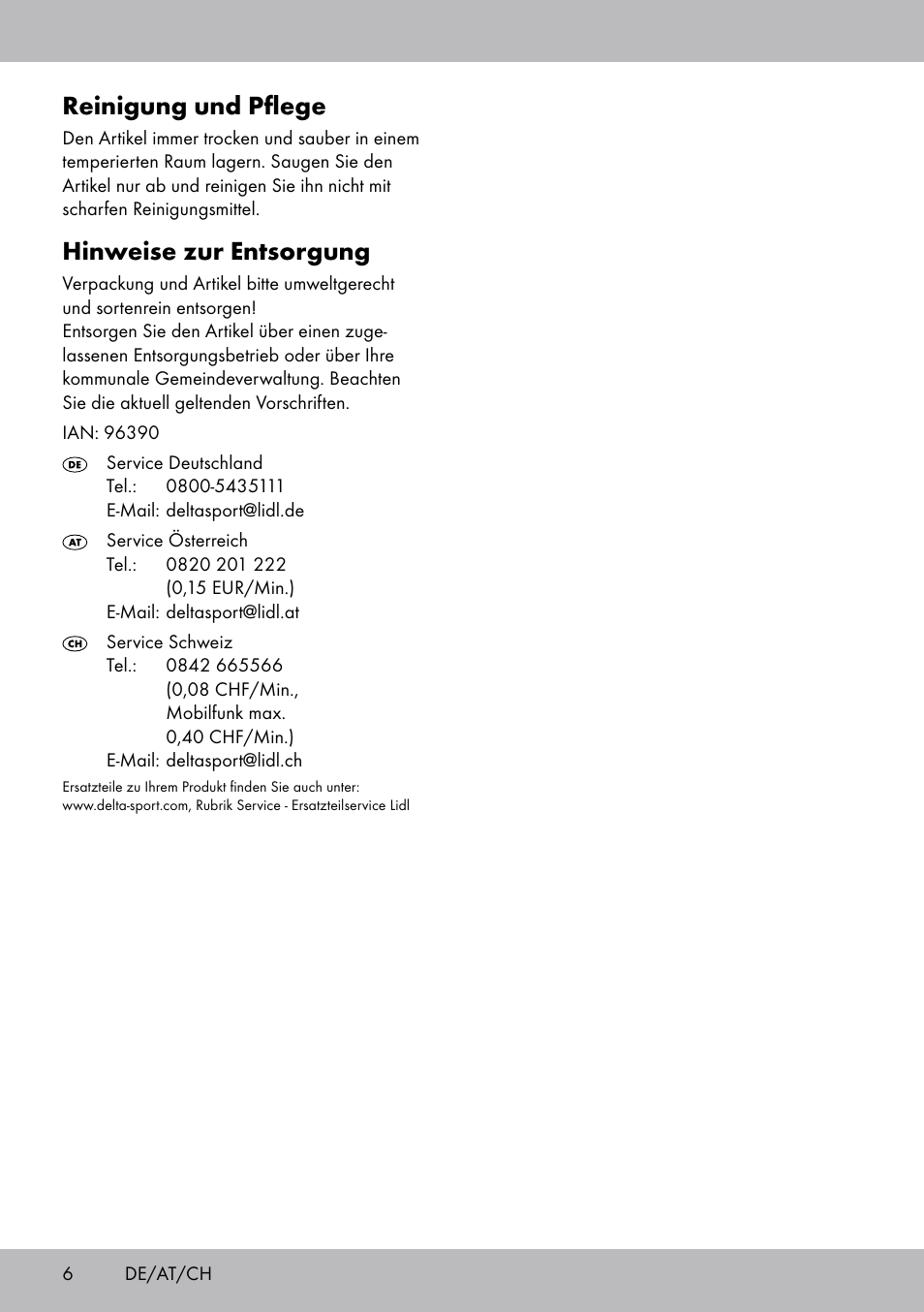 Reinigung und pflege, Hinweise zur entsorgung | Zoofari Cat Scratching Post User Manual | Page 4 / 14