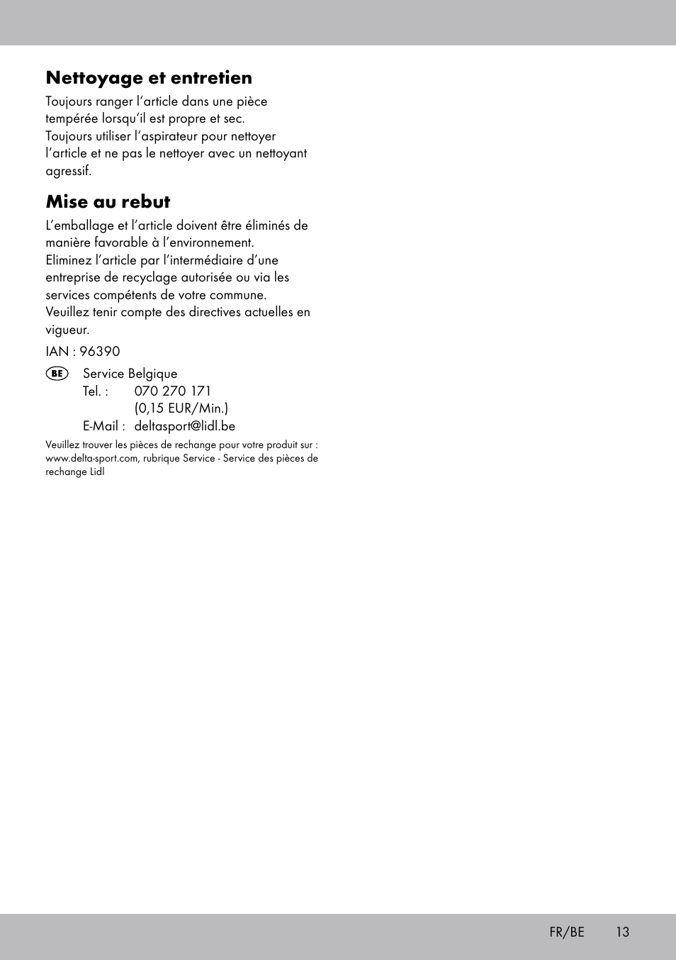 Nettoyage et entretien, Mise au rebut | Zoofari Cat Scratching Post User Manual | Page 11 / 18