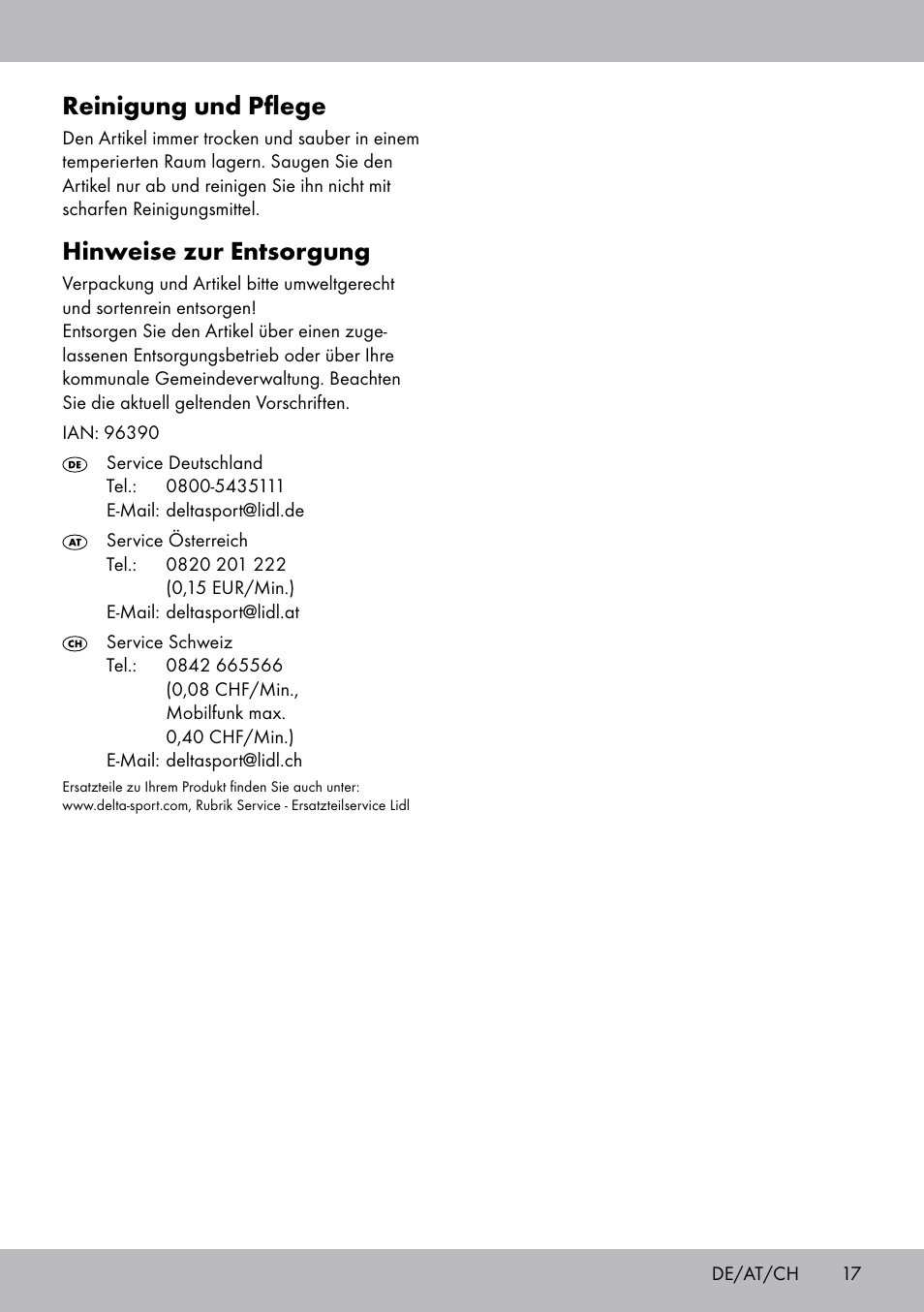 Reinigung und pflege, Hinweise zur entsorgung | Zoofari Cat Scratching Post User Manual | Page 15 / 18