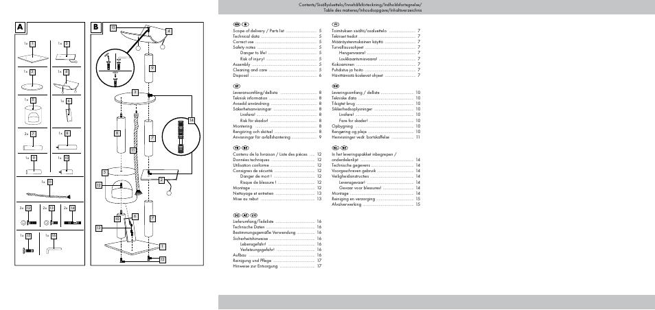 Zoofari Cat Scratching Post User Manual | Page 2 / 18