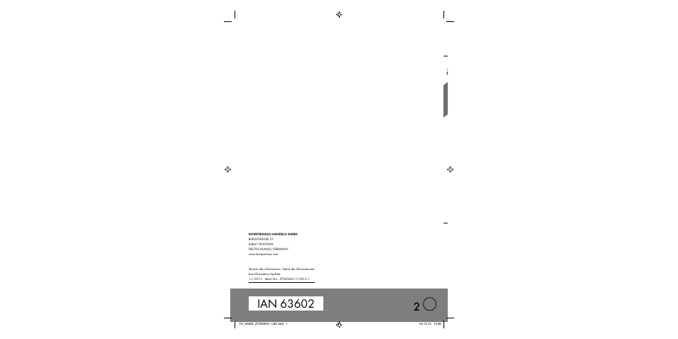 Zoofari Animal Hair Trimmer ZTSD 36 A1 User Manual | Page 16 / 16