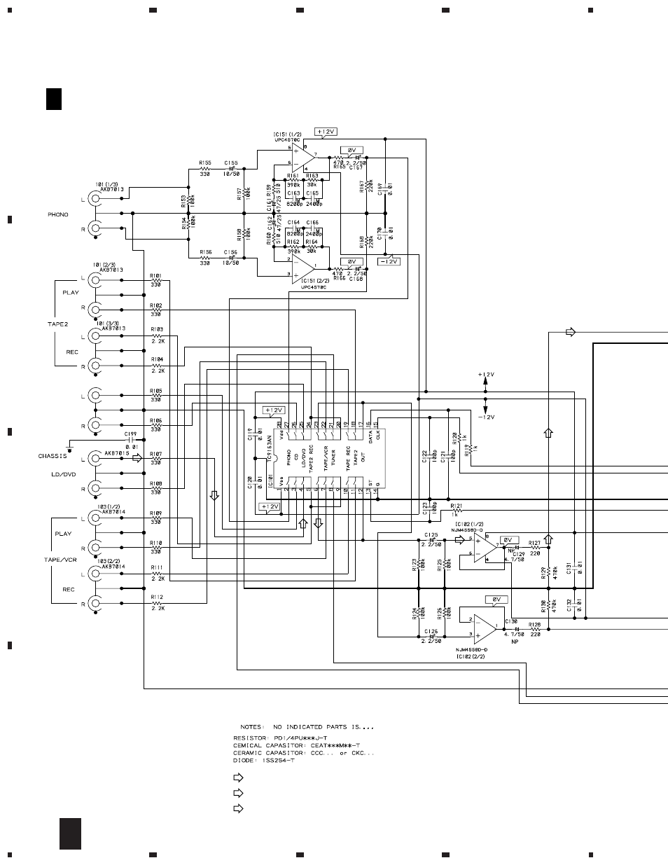 Vsx-d307, 2 mother assy (1/3) | Dolby Laboratories STAV-3770 User Manual | Page 14 / 56