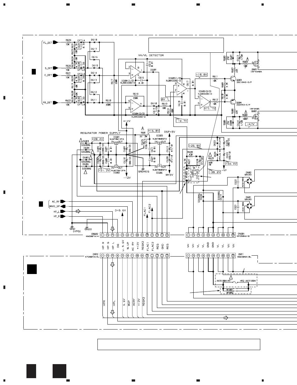 Vsx-d307, 4 mother (3/3), connection and trans 2 assemblies, Caution | Dolby Laboratories STAV-3770 User Manual | Page 18 / 56