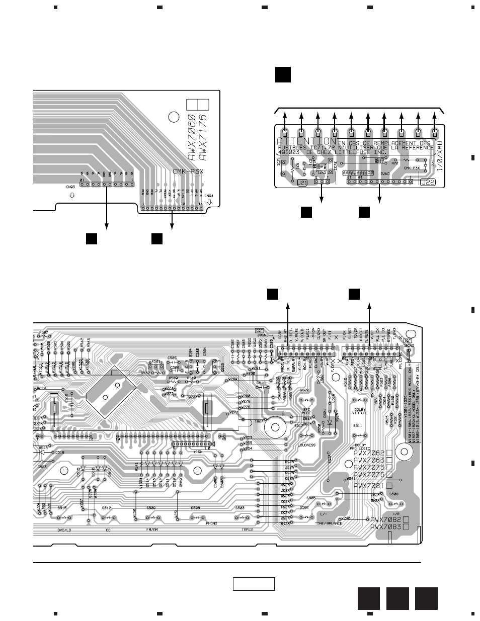 Dc b, Trans 2 assy | Dolby Laboratories STAV-3770 User Manual | Page 31 / 56