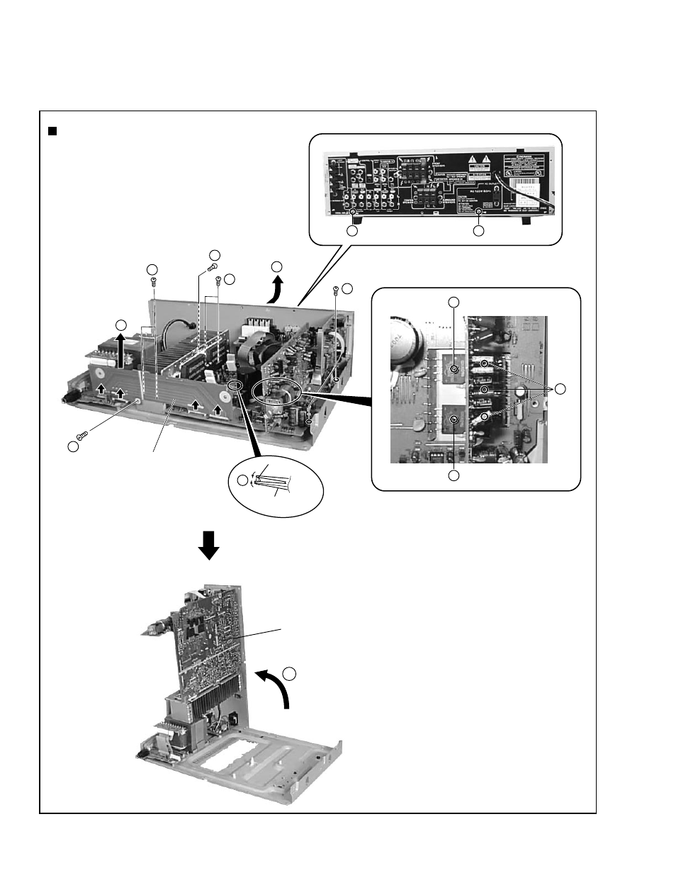 Vsx-d307, 2 mother and connection assemblies | Dolby Laboratories STAV-3770 User Manual | Page 44 / 56