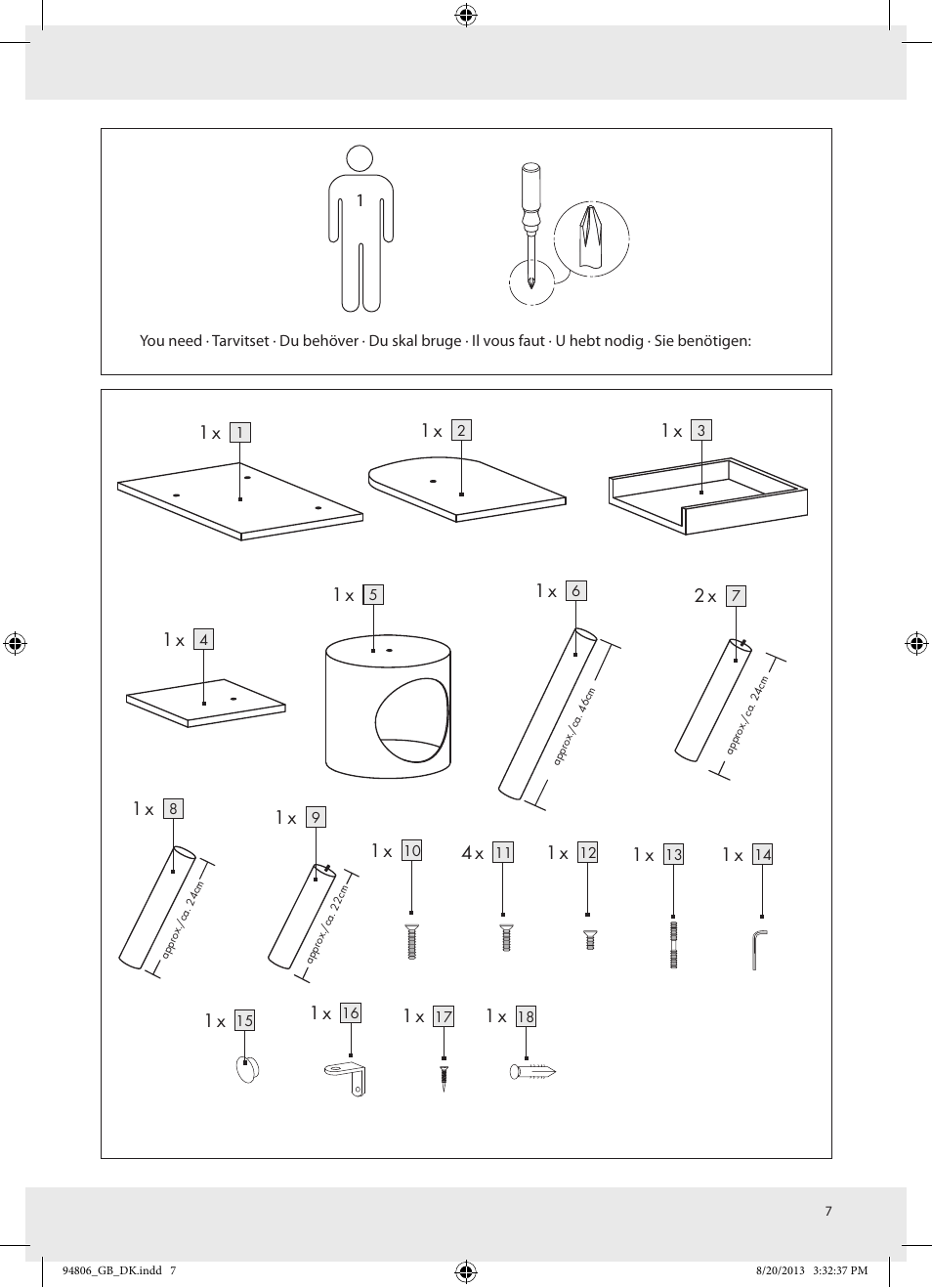 Zoofari Scratching Post Z31808 User Manual | Page 7 / 9