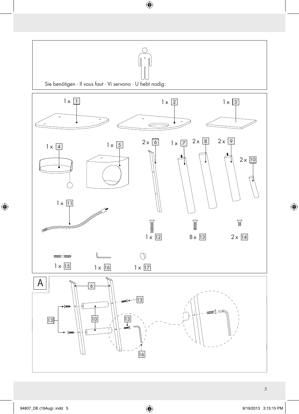 Zoofari Scratching Post Z31810 User Manual | Page 5 / 7