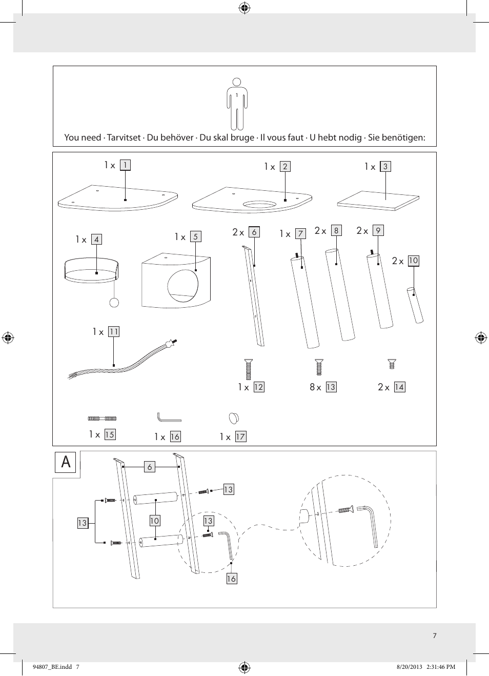 Zoofari Scratching Post Z31810 User Manual | Page 7 / 9