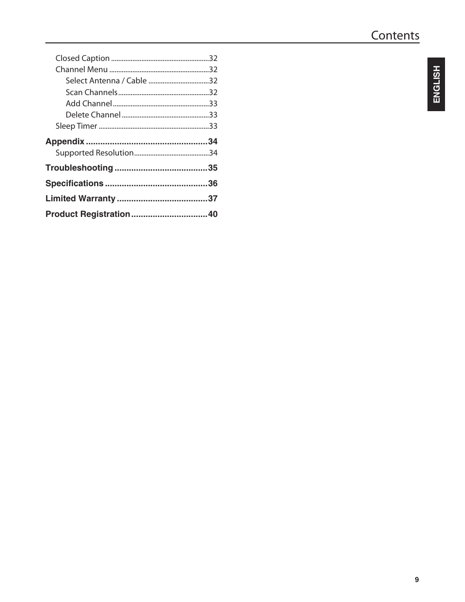 Dolby Laboratories JLE42BC3500 User Manual | Page 11 / 46