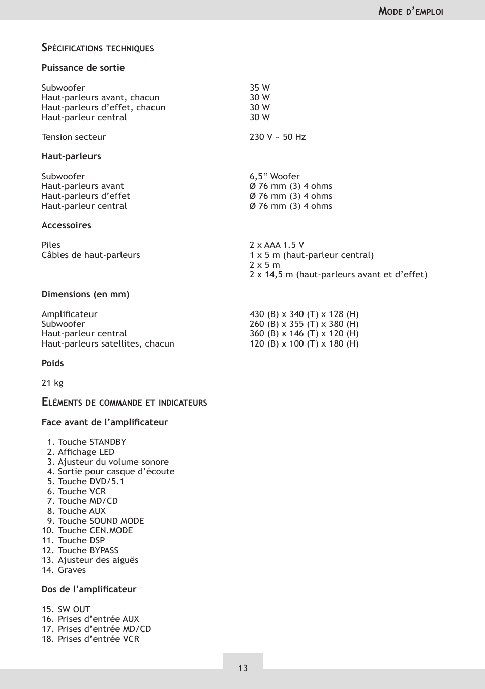 Dolby Laboratories KH 02 User Manual | Page 13 / 100