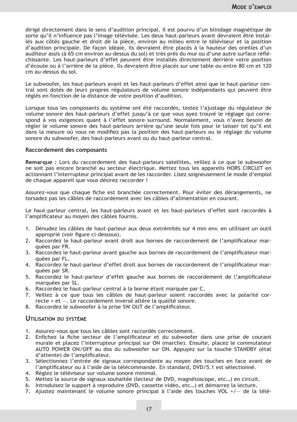 Dolby Laboratories KH 02 User Manual | Page 17 / 100