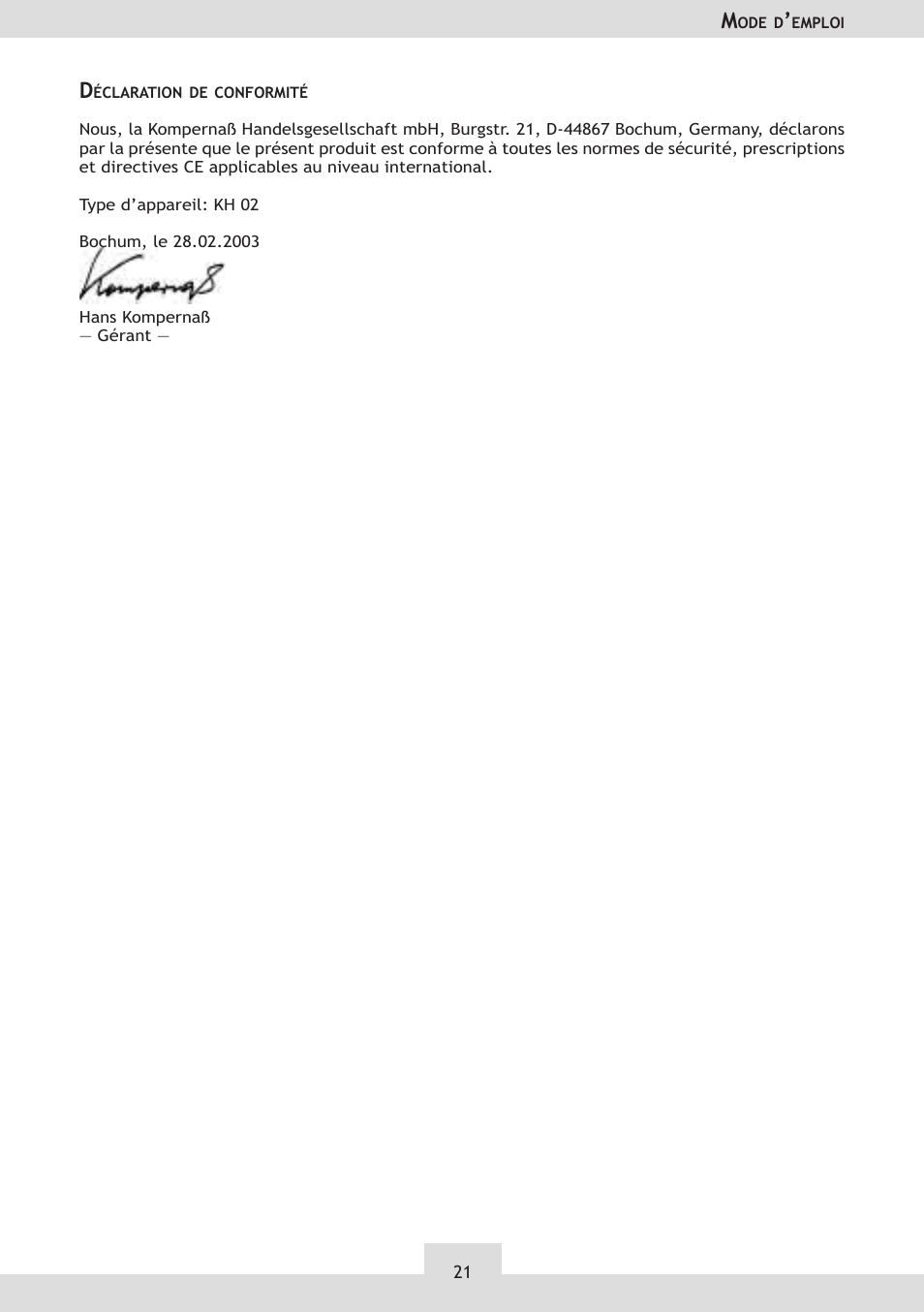 Dolby Laboratories KH 02 User Manual | Page 21 / 100