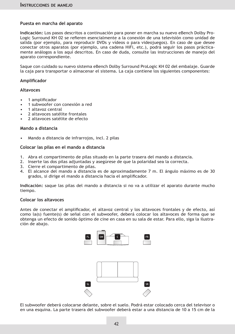Dolby Laboratories KH 02 User Manual | Page 42 / 100