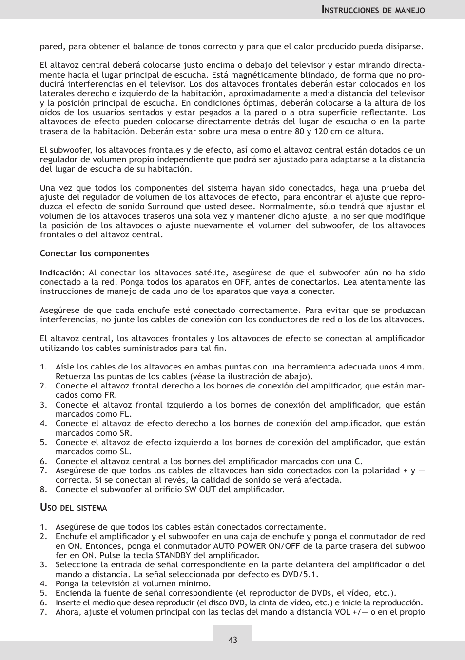 Dolby Laboratories KH 02 User Manual | Page 43 / 100