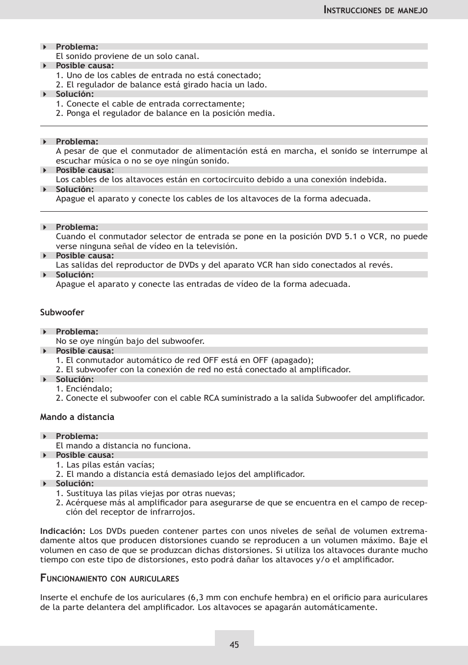 Dolby Laboratories KH 02 User Manual | Page 45 / 100