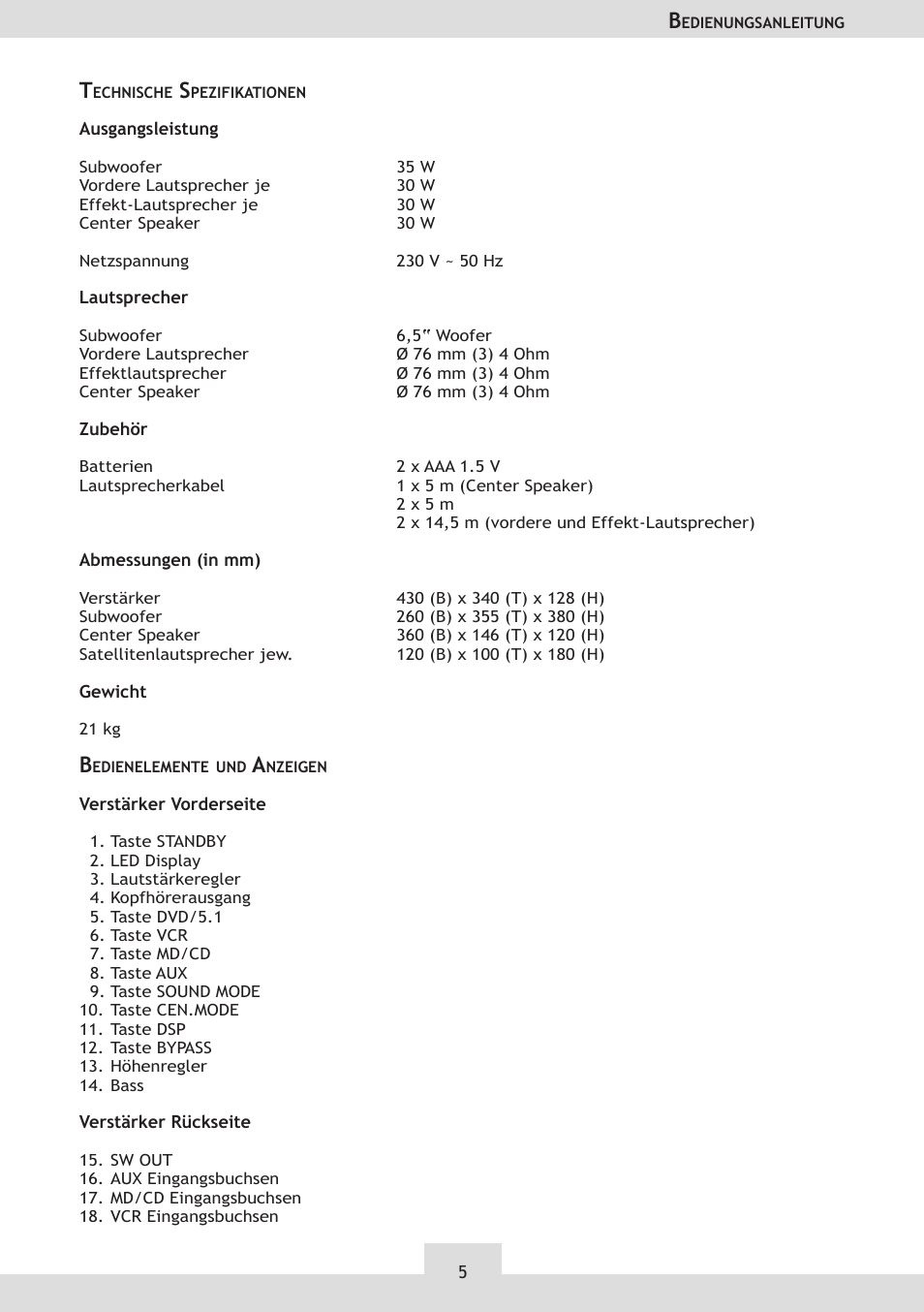 Dolby Laboratories KH 02 User Manual | Page 5 / 100