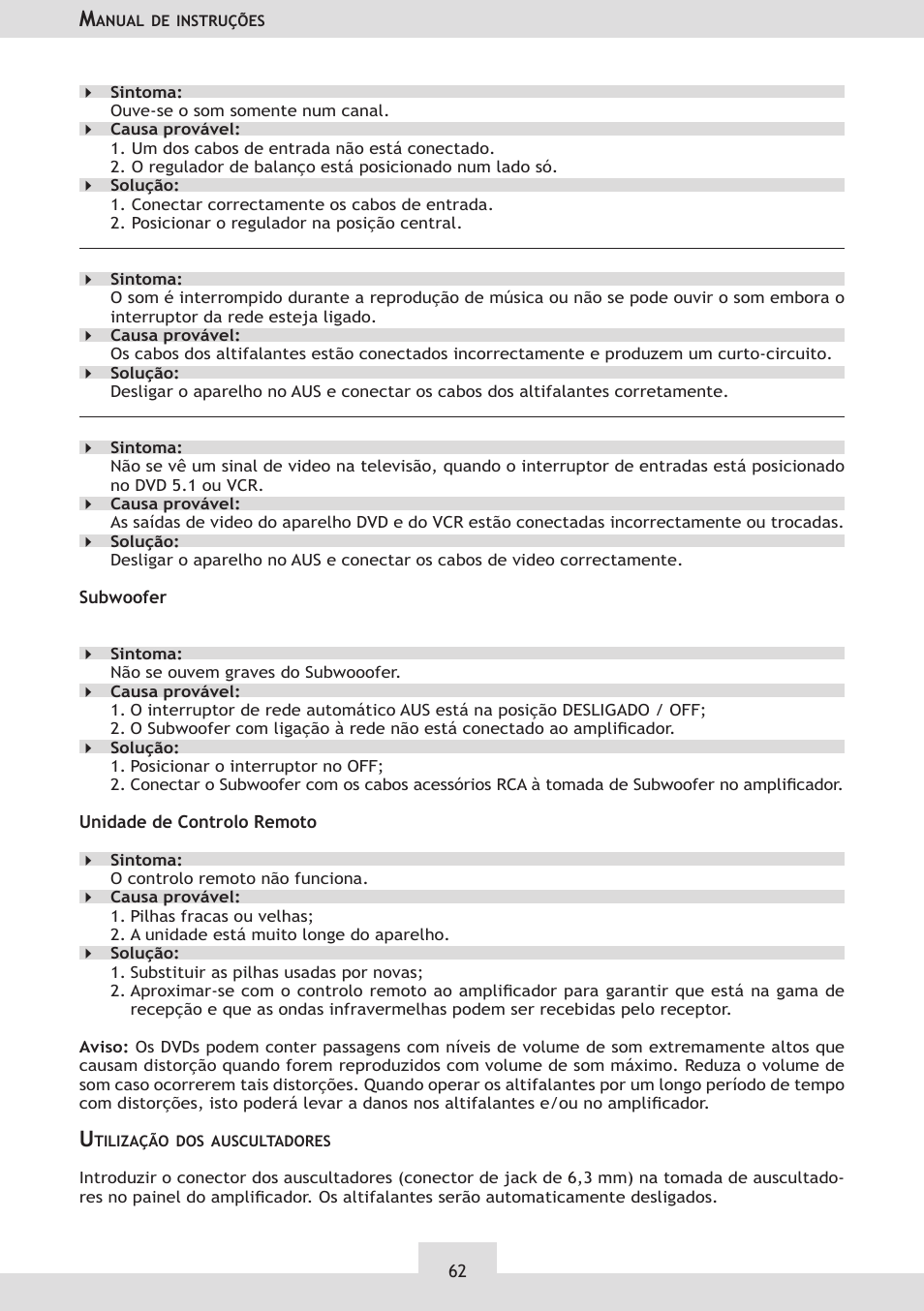 Dolby Laboratories KH 02 User Manual | Page 62 / 100