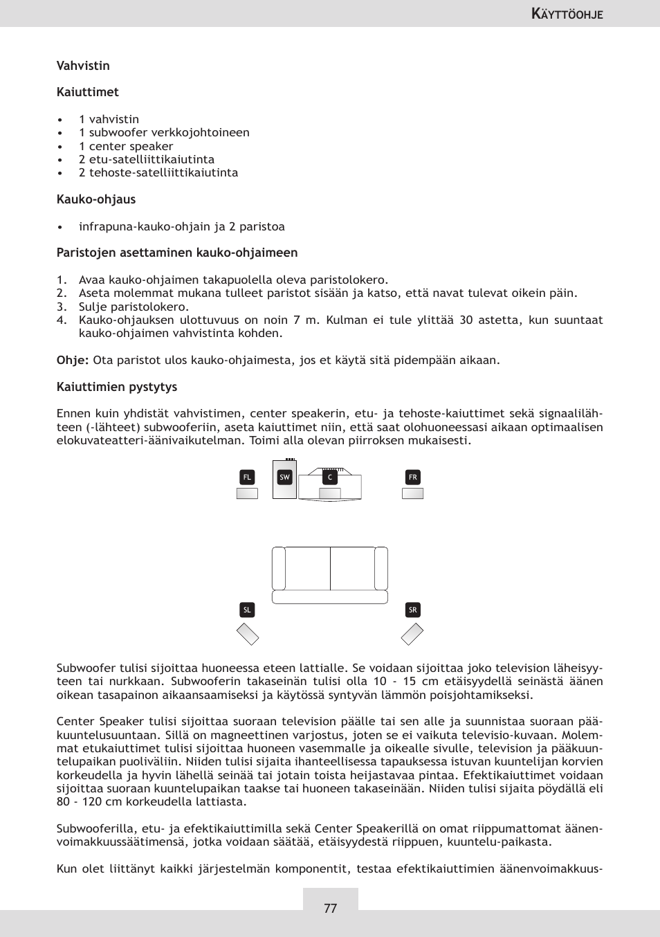 Dolby Laboratories KH 02 User Manual | Page 77 / 100