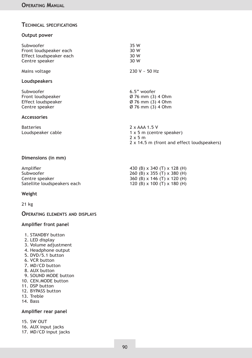 Dolby Laboratories KH 02 User Manual | Page 90 / 100