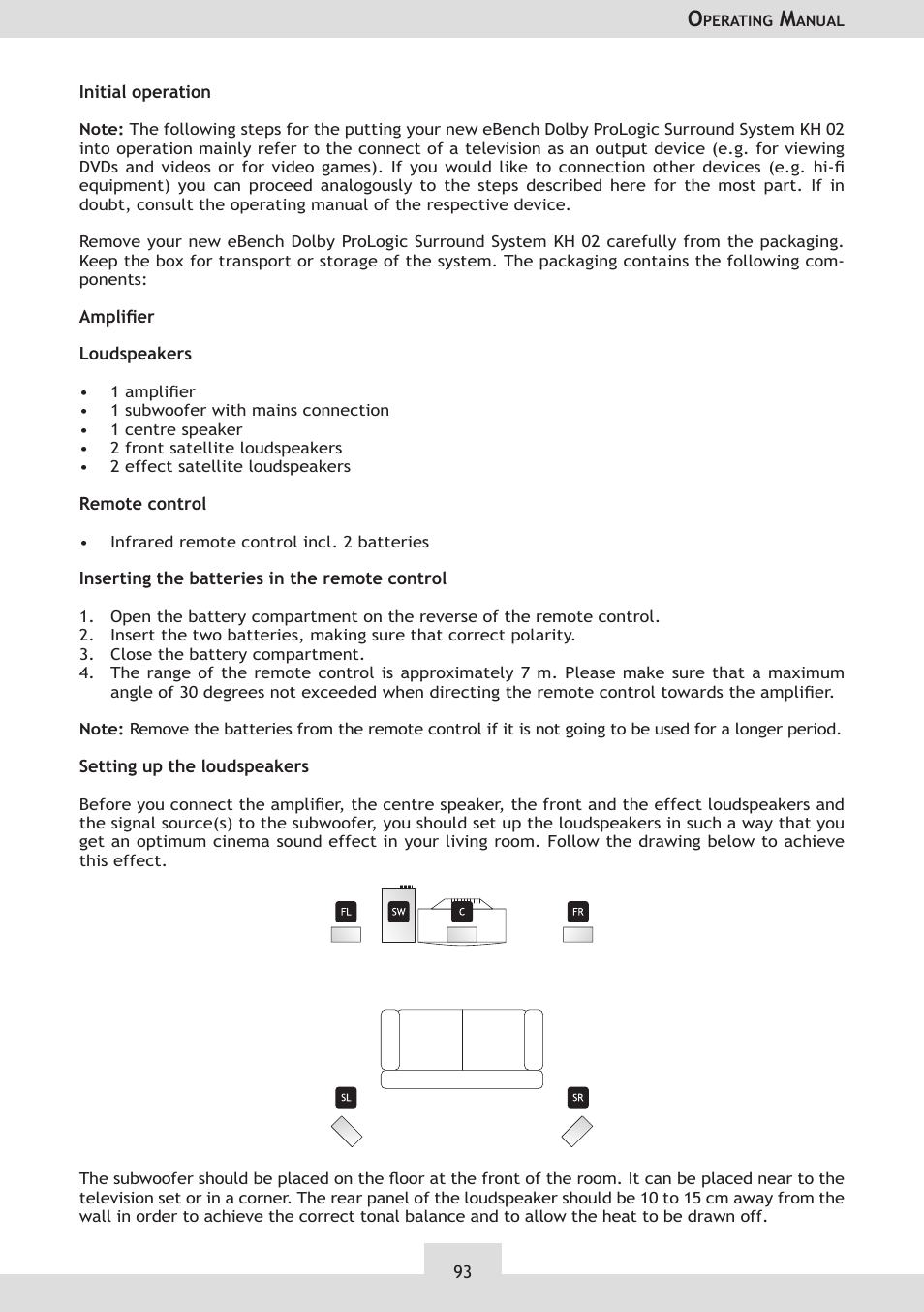 Dolby Laboratories KH 02 User Manual | Page 93 / 100