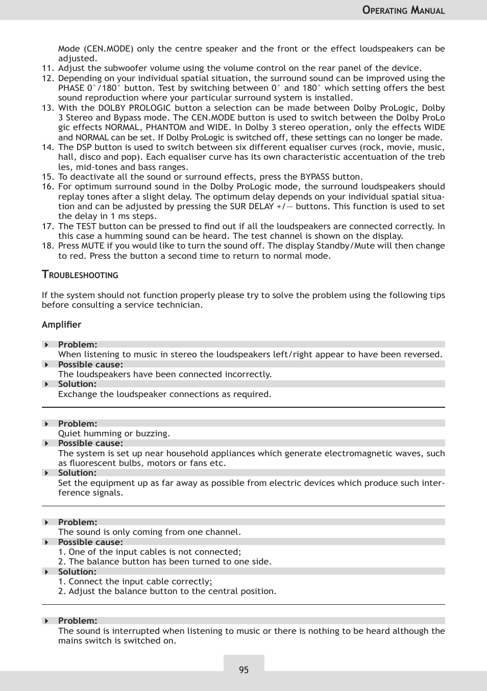 Dolby Laboratories KH 02 User Manual | Page 95 / 100