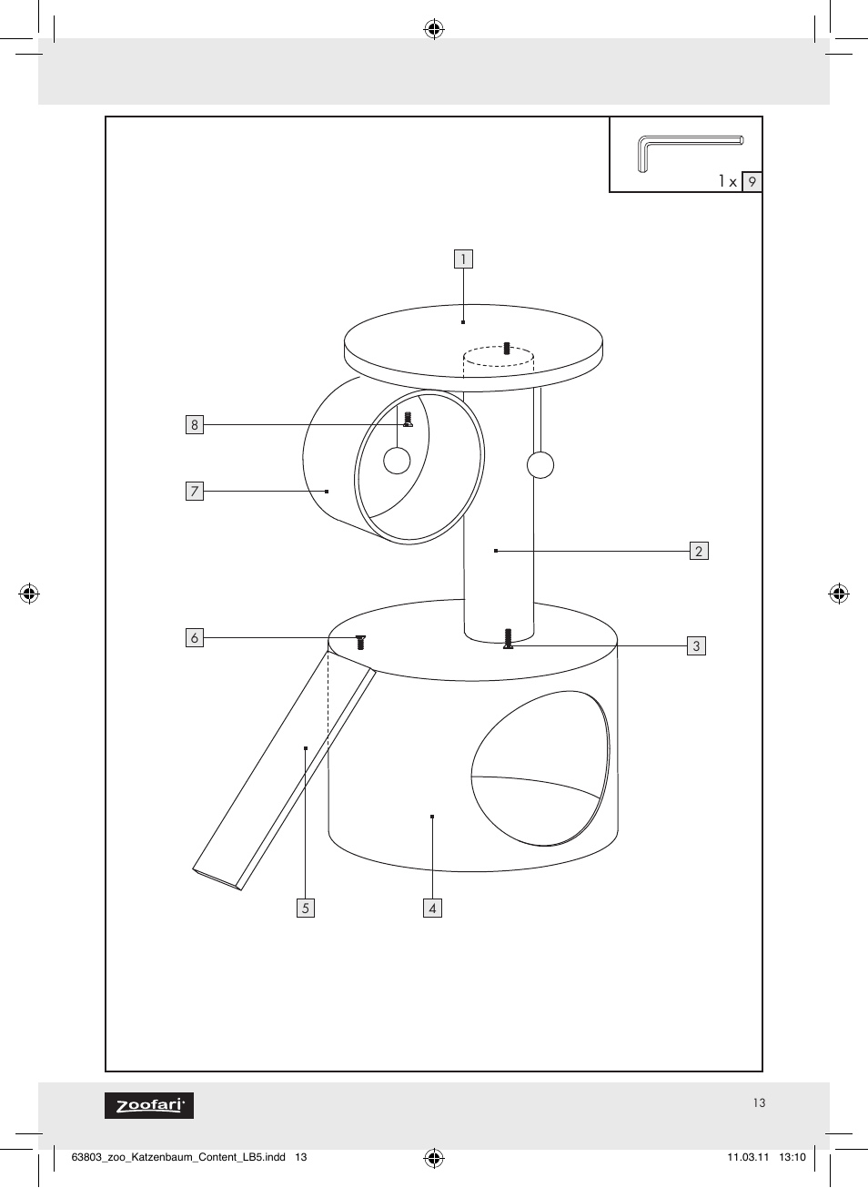 Zoofari Scratching Post Z30853 User Manual | Page 11 / 11