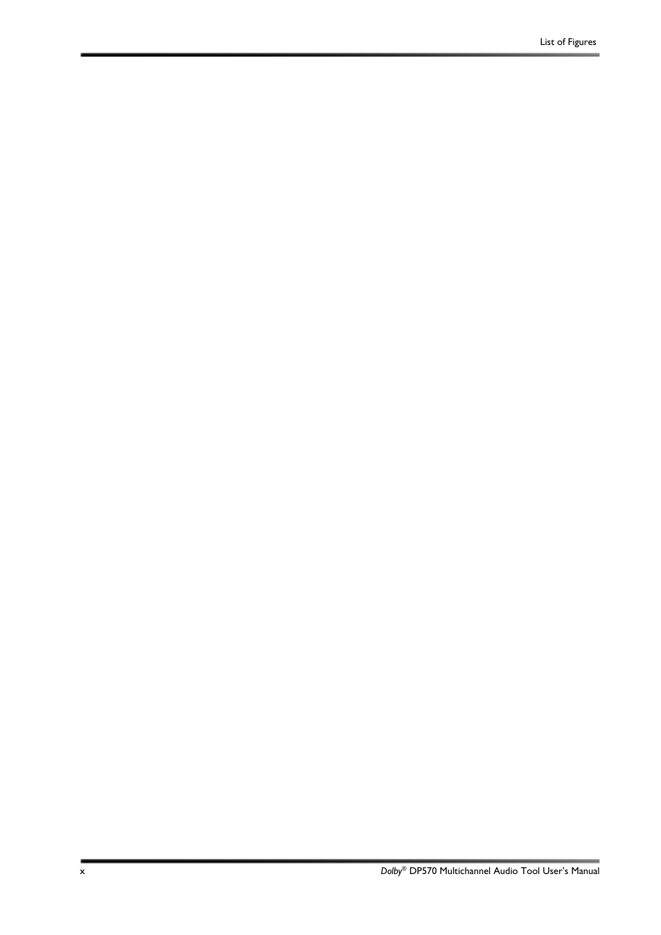 Dolby Laboratories DP570 User Manual | Page 10 / 127