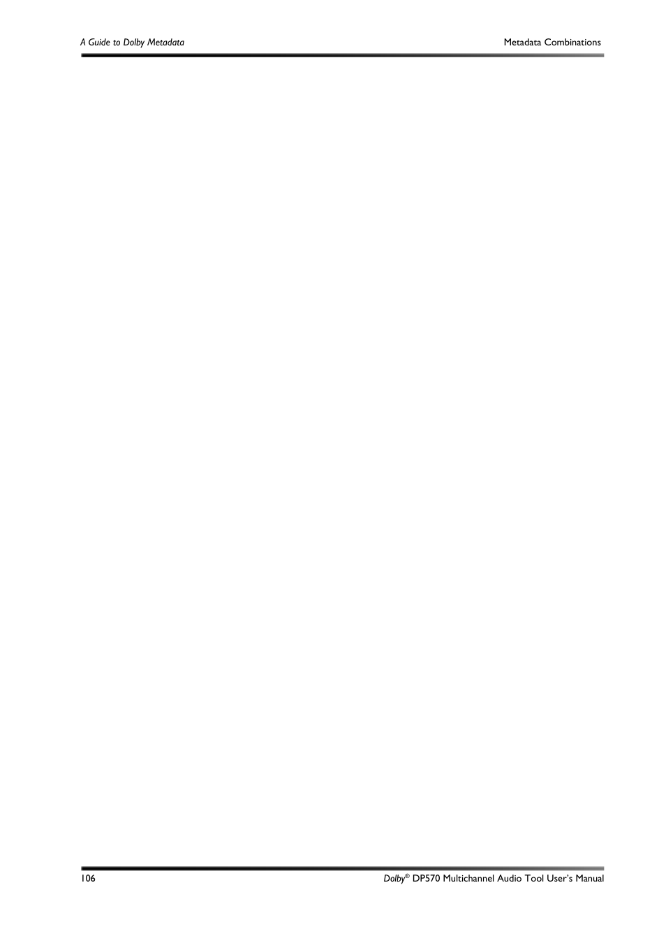 Dolby Laboratories DP570 User Manual | Page 118 / 127