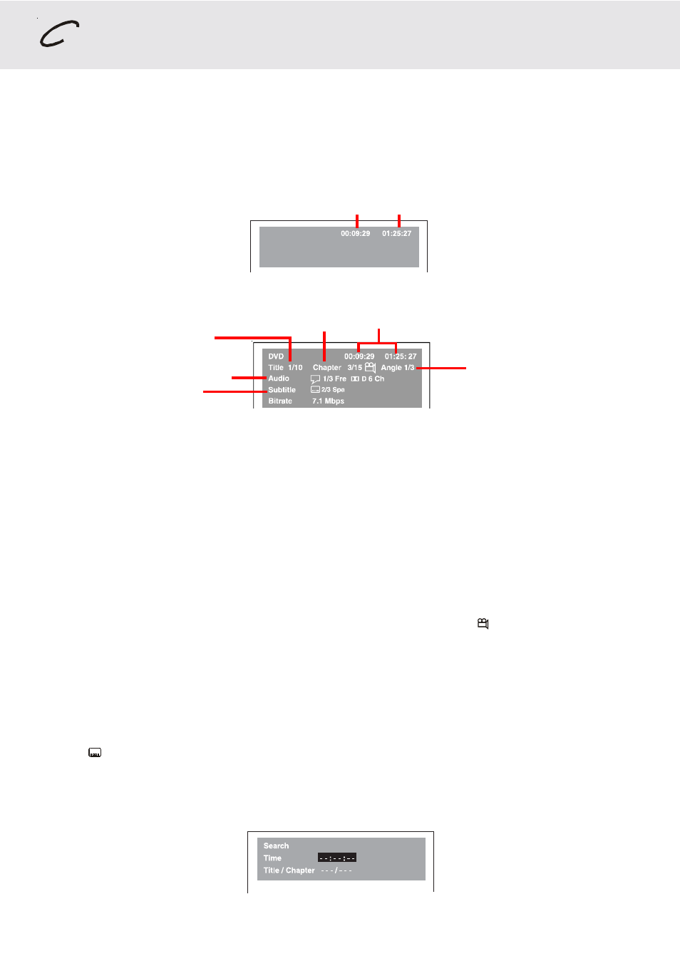 Special functions, Display function, Goto function | Dolby Laboratories DVD Micro Theater System User Manual | Page 22 / 40